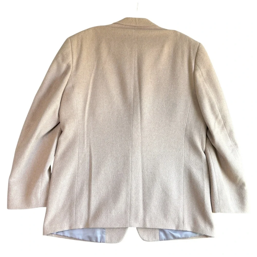 Tailors Row Deansgate Mens 46R 100% Camel Hair Wool Blazer Sport Coat Tan Camel